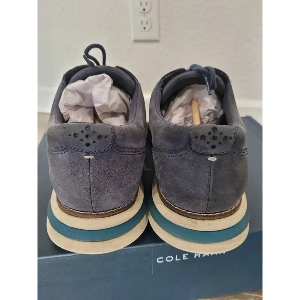 Cole Haan Men's Original Grand Energyweave‎ Wingtip Oxford Blue Shoes 11